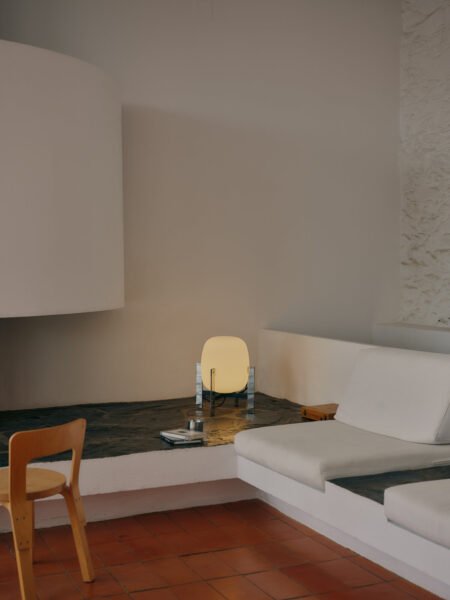 Cesta Metalica Table Lamp by Miguel Mila for Santa & Cole