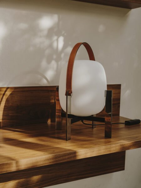 Cesta Metalica Table Lamp by Miguel Mila for Santa & Cole