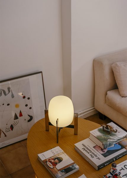 Cestita Metálica Table Lamp from Santa & Cole Table Lamps by Miguel Milá