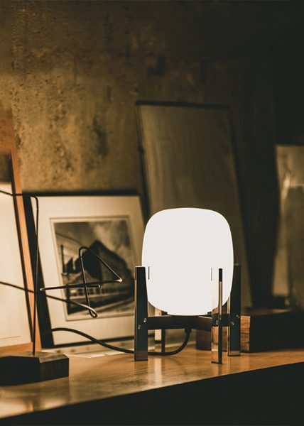 Cestita Metálica Table Lamp from Santa & Cole Table Lamps by Miguel Milá
