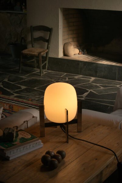 Cestita Metalica Table Lamp by Miguel Mila for Santa & Cole