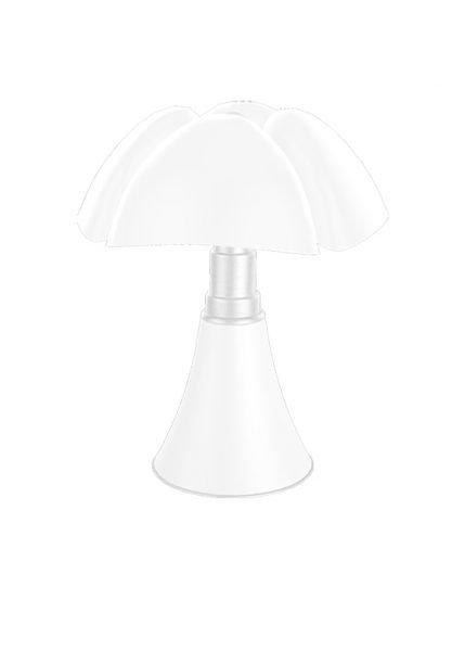 Pipistrello Medio from Martinelli Luce Table Lamps by Gae Aulenti