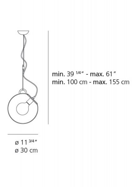 Miconos Suspension from Artemide Pendants and Chandeliers by Ernesto Gismondi