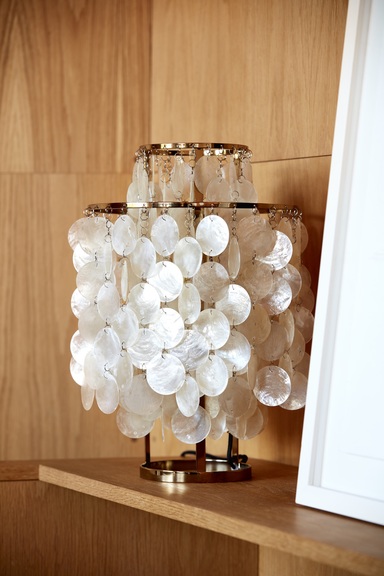 Fun 2tm Brass 2 | rewire Fun 2TM from Verpan Table Lamps by Verner Panton