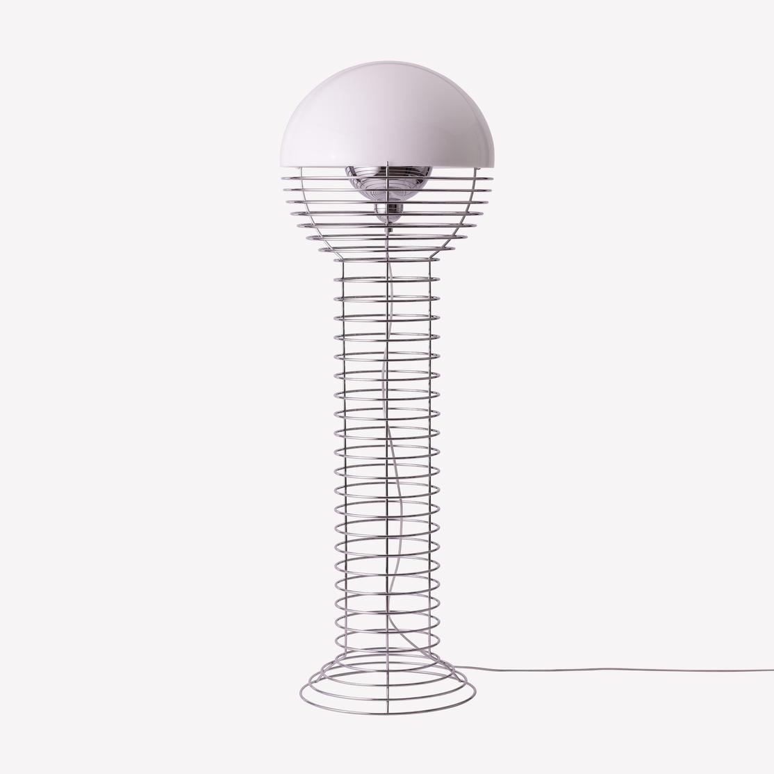 Verpan9031_hvid | rewire Wire Floor from Verpan Floor Lamps by Verner Panton