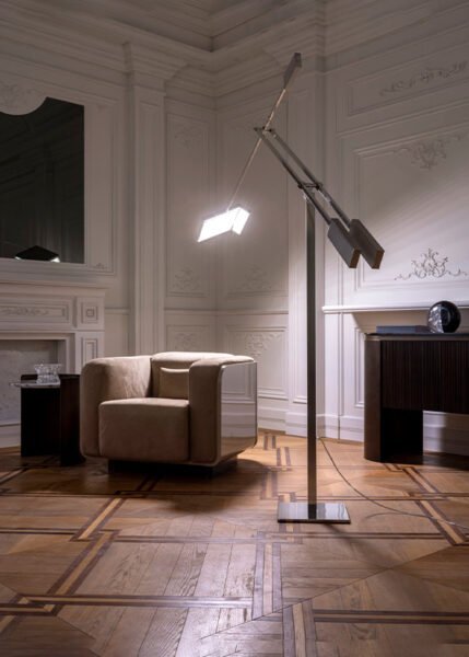 Giraffa from Esperia Floor Lamps by Angelo Brotto