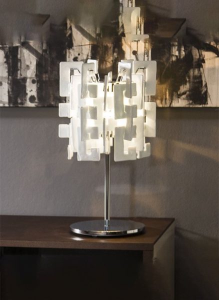 Charlie Table from Mazzega 1946 Table Lamps by Carlo Nason