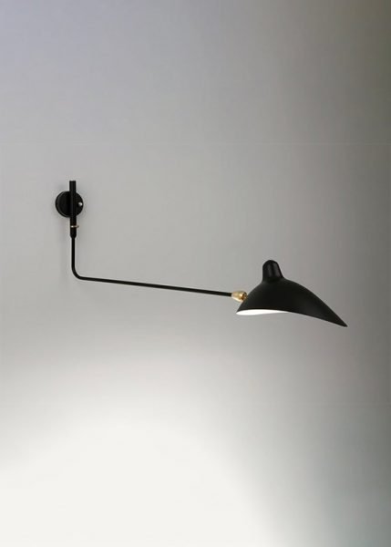 Applique 1 Bras Droit Pivotant from Serge Mouille Wall Lights and Sconces by Serge Mouille
