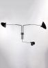 Applique 3 Bras Pivotants from Serge Mouille Wall Lights and Sconces by Serge Mouille
