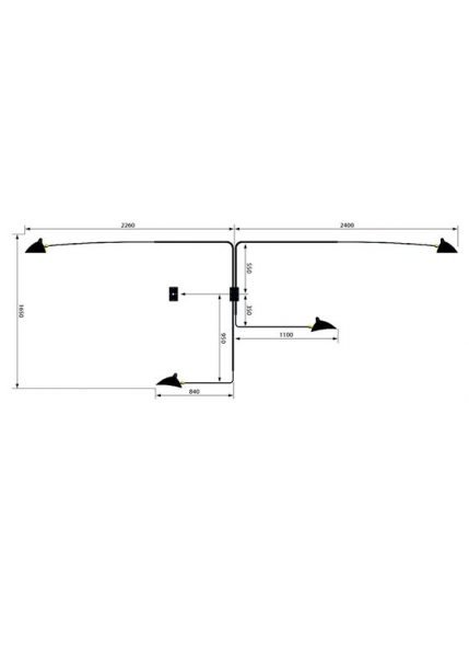 Applique 4 Bras Pivotants from Serge Mouille Wall Lights and Sconces by Serge Mouille
