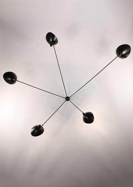 Applique Araignée 5 Bras Fixes from Serge Mouille Wall Lights and Sconces by Serge Mouille