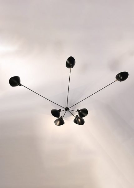 Applique Araignée 7 Bras Fixes from Serge Mouille Wall Lights and Sconces by Serge Mouille