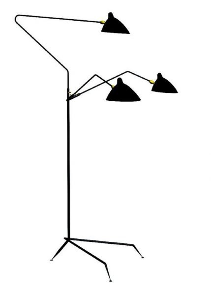 Lampadaire 3 Bras from Serge Mouille Floor Lamps by Serge Mouille