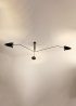 Plafonnier 3 Bras Pivotants from Serge Mouille Pendants and Chandeliers by Serge Mouille
