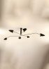 Plafonnier 6 Bras Pivotants from Serge Mouille Pendants and Chandeliers by Serge Mouille