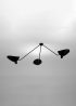 Plafonnier Araignée 3 Bras Fixes from Serge Mouille Pendants and Chandeliers by Serge Mouille