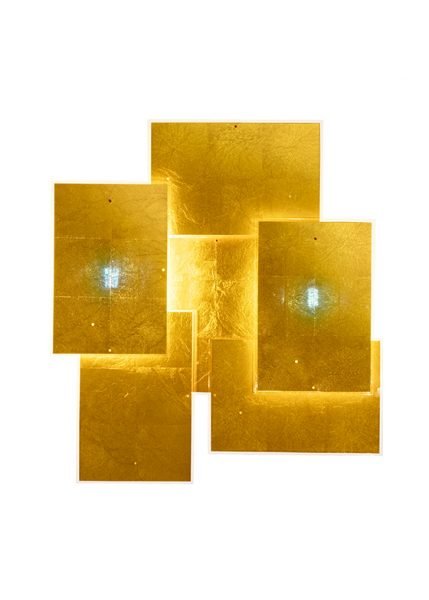 24 Karat Blau Flat from Ingo Maurer Wall Lights and Sconces by Axel Schmid