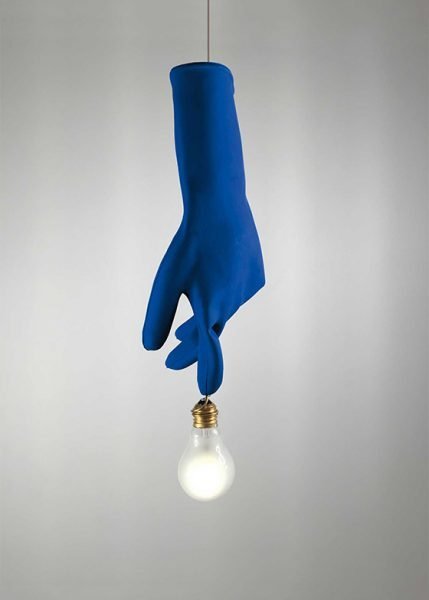 Blue Luzy from Ingo Maurer Pendants and Chandeliers by Ingo Maurer