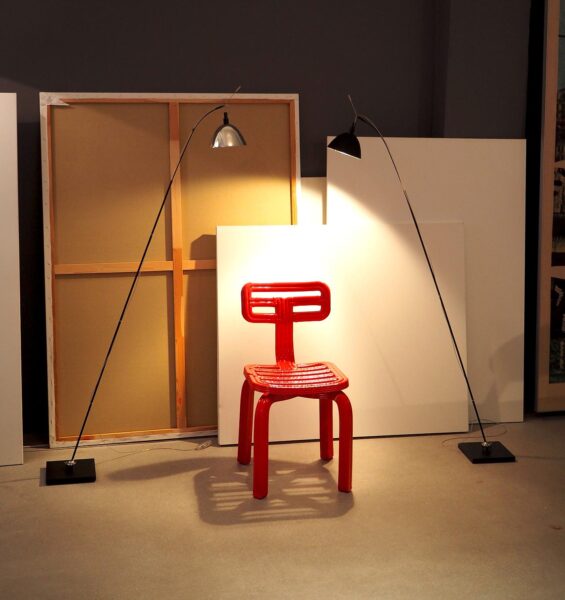 Max. Floor Lamp by Ingo Maurer & Team for Ingo Maurer