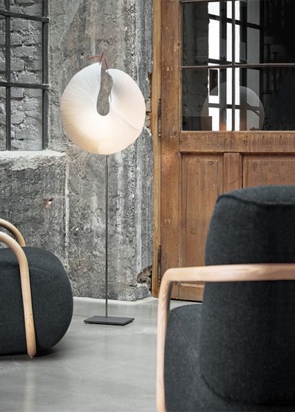 Yoruba Rose Floor from Ingo Maurer Floor Lamps by Ingo Maurer Team