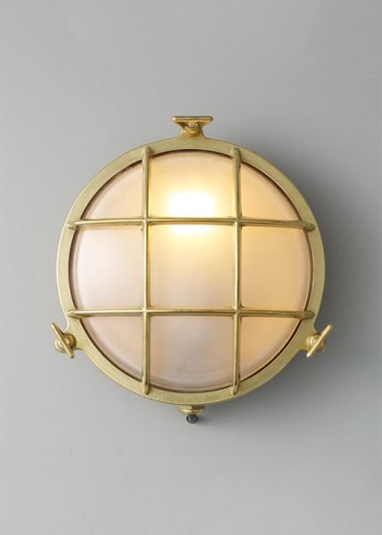 Brass Bulkhead 7027 from Original BTC Outdoor Fixtures by Davey Lighting
