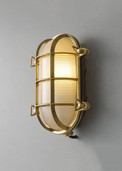 Oval Brass Bulkhead 7035 from Original BTC Outdoor Fixtures by Davey Lighting