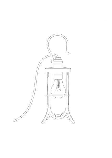 Ship's Hook Light 7521 from Original BTC Outdoor Fixtures by Davey Lighting