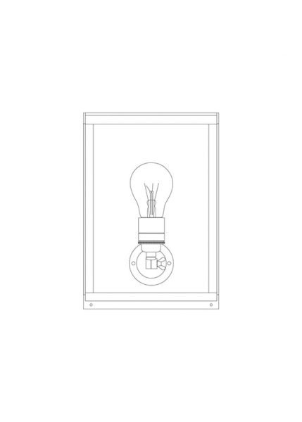 Small Box Wall Light 7644 from Original BTC Wall Lights and Sconces by Davey Lighting