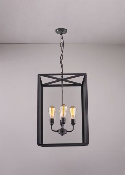 Square Pendant 7639 from Original BTC Pendants and Chandeliers by Davey Lighting
