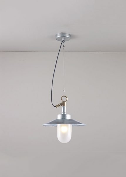 Well Glass with Visor 7680 IP44 from Original BTC Outdoor Fixtures by Davey Lighting