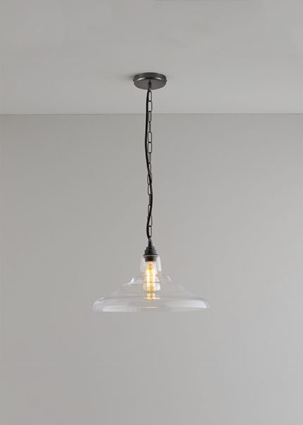 Glass School Light from Original BTC Pendants and Chandeliers by Davey Lighting