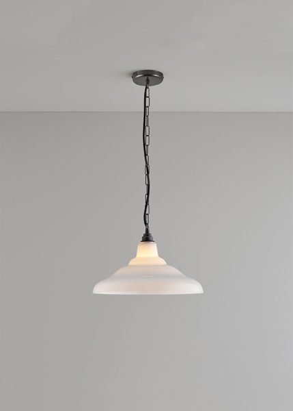 Glass School Light from Original BTC Pendants and Chandeliers by Davey Lighting