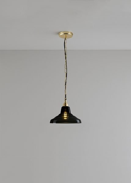 Glass School Light from Original BTC Pendants and Chandeliers by Davey Lighting