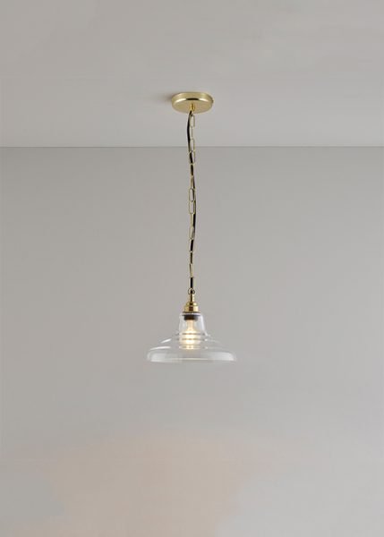Glass School Light from Original BTC Pendants and Chandeliers by Davey Lighting