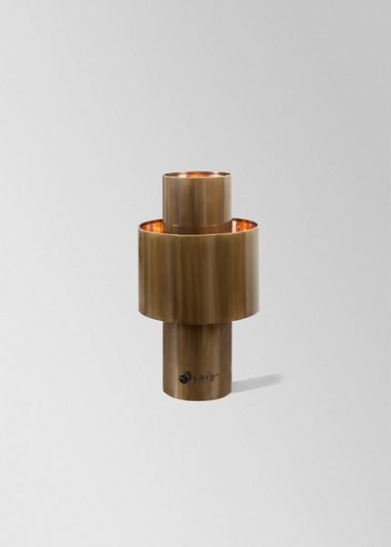 Round Love Lamp Brass from Willy Rizzo Table Lamps by Willy Rizzo