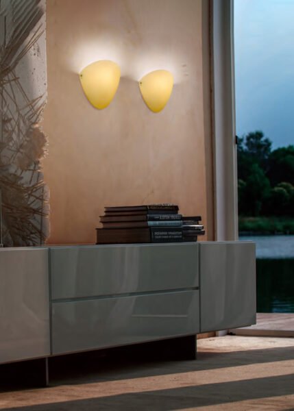 Ovalina from Vistosi Wall Lights and Sconces by Studio Tecnico Vetreria Vistosi