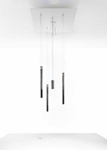 Flying Flames Baldachin/Canopy from Ingo Maurer Pendants and Chandeliers by Ingo Maurer & Team
