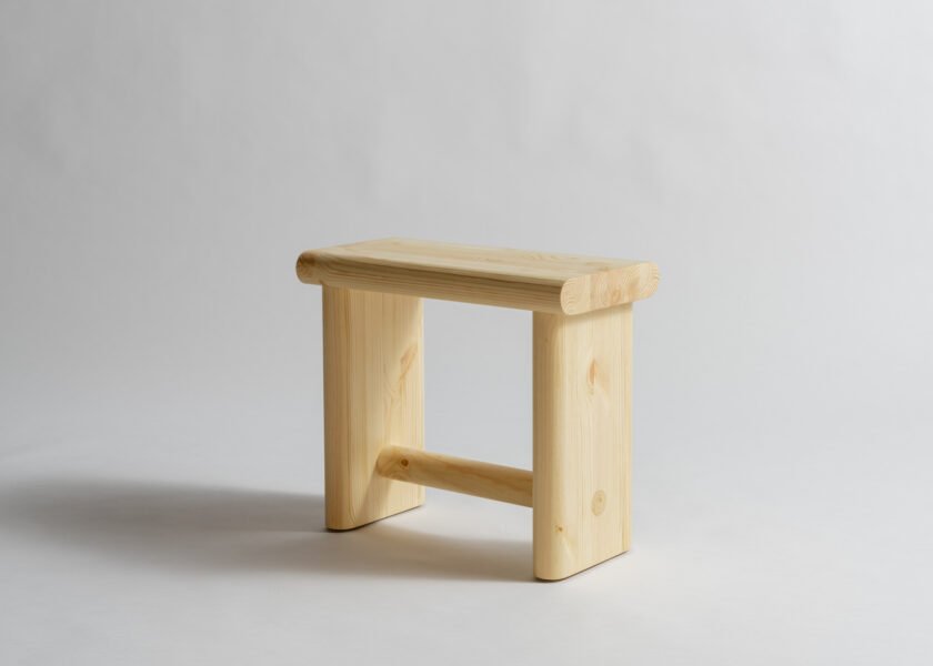 002 Ast Stool from Vaarnii Benches + Stools by Dimitri Bähler