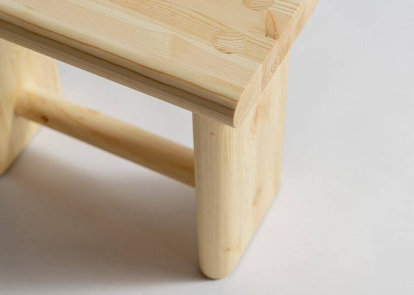 002 Ast Stool from Vaarnii Benches + Stools by Dimitri Bähler