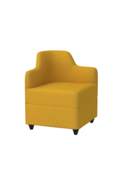 Angolo Pouf with Backrest from Tato Chairs by Corrado Corradi Dell’Acqua