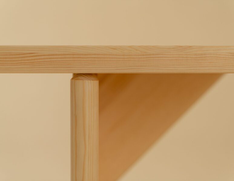 012 Kolmio Bench from Vaarnii Benches + Stools by Cecilie Manz