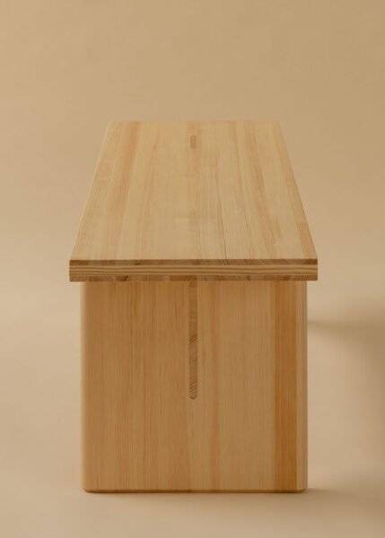 012 Kolmio Bench from Vaarnii Benches + Stools by Cecilie Manz