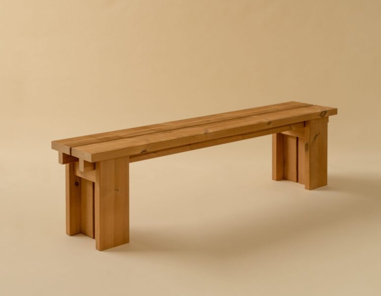 013 Osa Outdoor Bench from Vaarnii Benches + Stools by Henrik Tjaerby