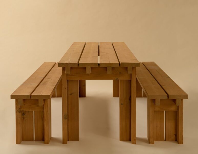 013 Osa Outdoor Bench from Vaarnii Benches + Stools by Henrik Tjaerby