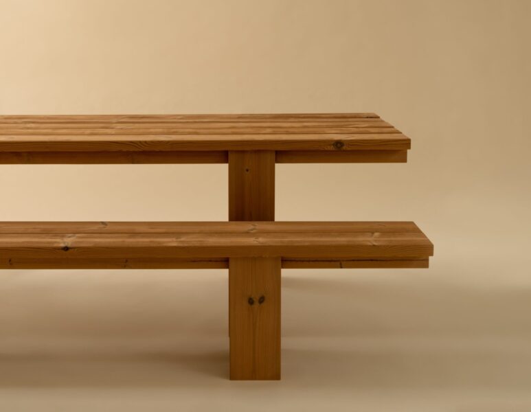 013 Osa Outdoor Bench from Vaarnii Benches + Stools by Henrik Tjaerby