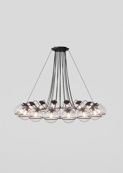 Le Sfere 2042/6 from Astep Pendants and Chandeliers by Gino Sarfatti