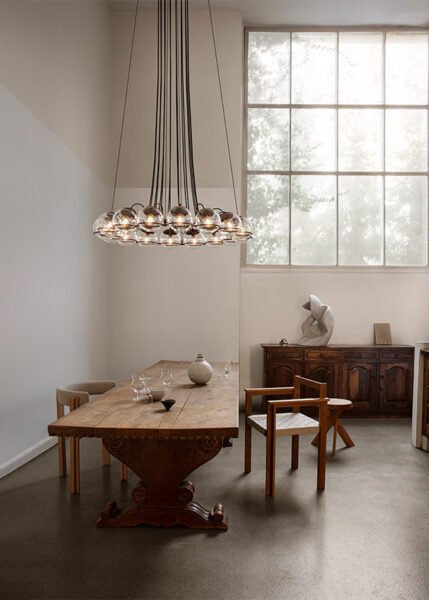 Le Sfere 2109/16/14 from Astep Pendants and Chandeliers by Gino Sarfatti