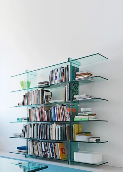 Teso Bookcase from Fontana Arte Shelves + Storage by Renzo Piano