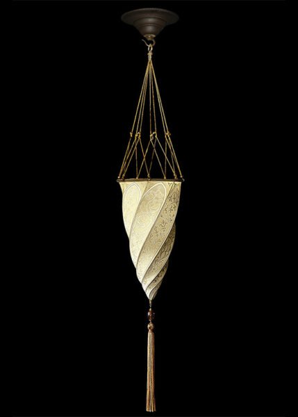 Cesendello Pendant from Fortuny Pendants and Chandeliers by Mariano Fortuny