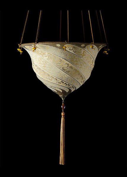 Samarkanda Pendant from Fortuny Pendants and Chandeliers by Mariano Fortuny